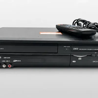 Panasonic DMR-EZ48V DVD Recorder VCR Combo VHS Hi-Fi Digital Tuner HDMI with Remote