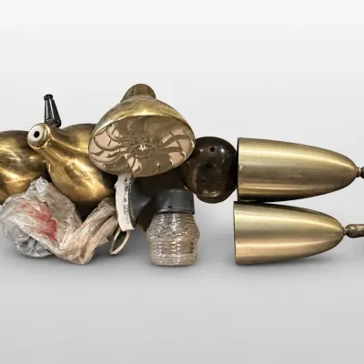 Mid-Century Modern Brass Light Fixtures and Replacement Parts 