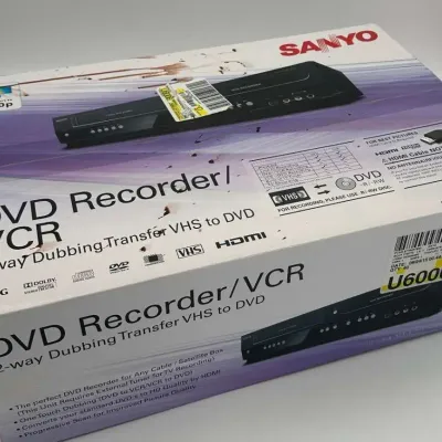 Sanyo FWZV475F DVD Recorder & VCR 2-Way VHS to DVD Combo with HDMI