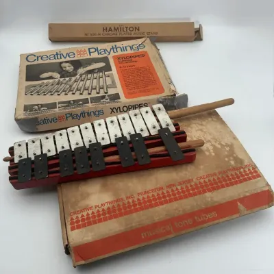 Creative Playthings Xylopipes Xylophone Musical Tone Tubes Set