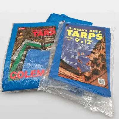 Coleman Polyethylene Tarp and Heavy-Duty Blue Tarps