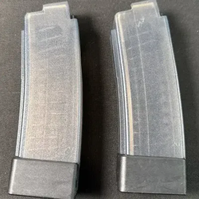 Believed to be 2 CZ Scorpion EVO 3 9mm 20-Round Magazines