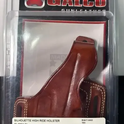 Galco Silhouette High Ride Leather Holster SIL228 for Glock – New