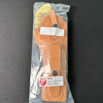 Ruger Mark III Leather Holster with Magazine Holder – Part 50184