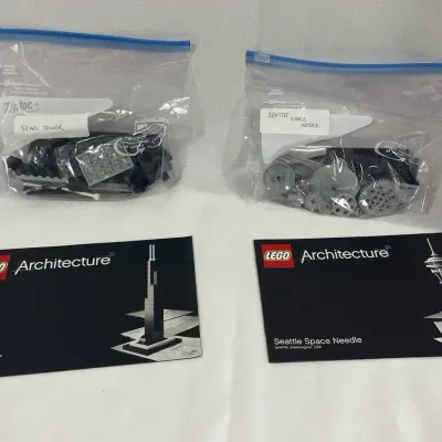 LEGO Architecture Sears Tower & Seattle Space Needle 