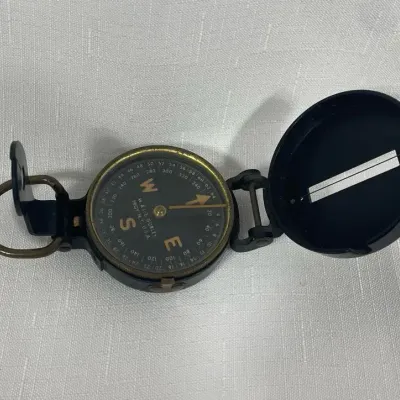 Vintage World War II Military Compass 