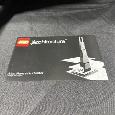 Lego Architecture John Hancock Center 21001 Instruction booklet Only