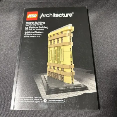 Lego Architecture Flatiron Building 21023 Instruction Booklet Only