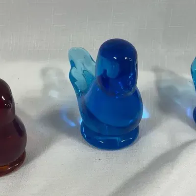 Mystery Lot Art Glass Birds 