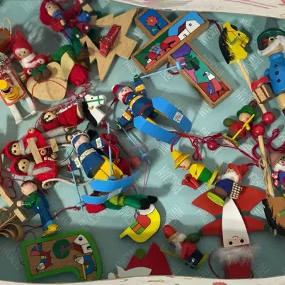  Vintage Christmas Ornaments 