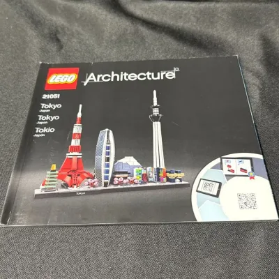 Lego Architecture Tokyo 21051 Instruction Booklet Only