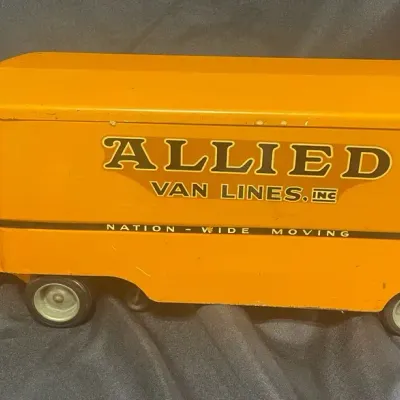 Vintage Tonka Allied Van Lines Truck Tractor Trailer Pressed Steel