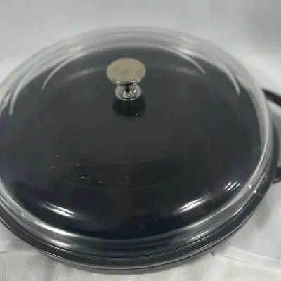 Staub Cast Iron 12-inch Round Double Handle Griddle 