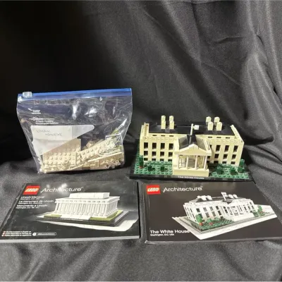 Lego Architecture The White House 21006 & Lincoln Memorial 21022