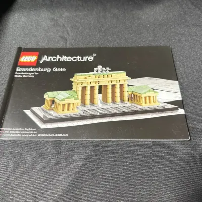 Lego Architecture Brandenburg Gate 21011 Instruction Book Only