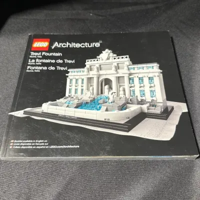 Lego Architecture Trevi Fountain 21020 Instruction Booklet Only