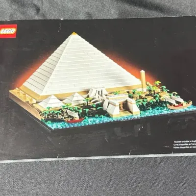 the LEGO Architecture Great Pyramid of Giza 21058 Instruction Booklet Only