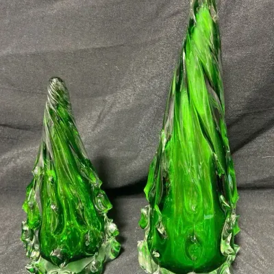 Glass Christmas Trees