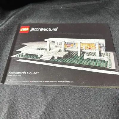Lego Architecture Farnsworth House 21009 Instructions Only