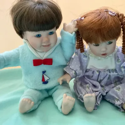 Pair If Michelle Severino Dolls