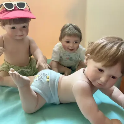 Trio Of Porcelain Dolls