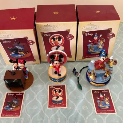 Disney Hallmark Keepsake Mickey Mouse Lot