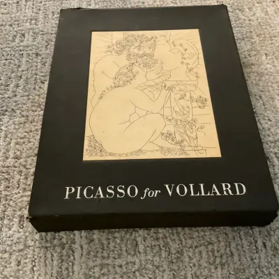 Vintage Book Picasso For Vollard
