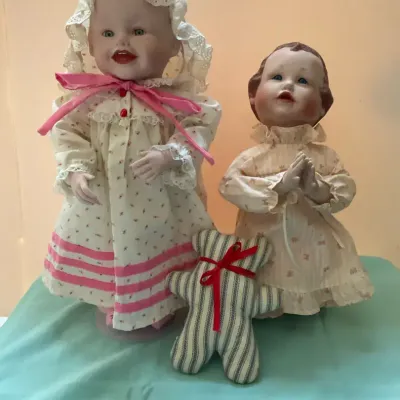 Pair Of Yolanda Bello Dolls In PJ’s