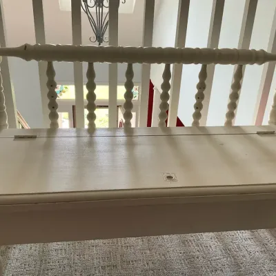 Painted Storage Bench