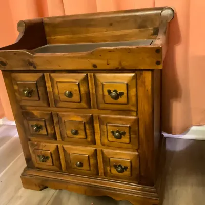Toy Wooden Changing Table
