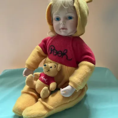Doll In A Pooh Suit From Disney