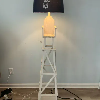 Tall Lifeguard’s Chair Floor lamp 