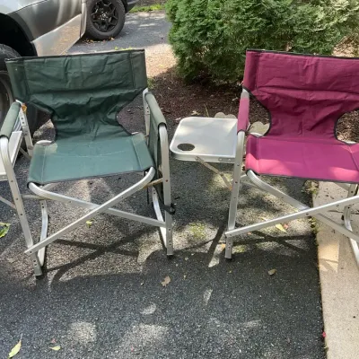 2 Folding Outdoor Director Chairs