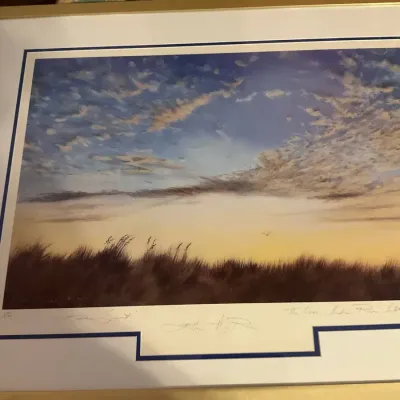 Signed Print Of The Indian River Inlet