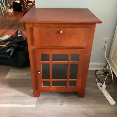 Wooden Small Accent Endtable