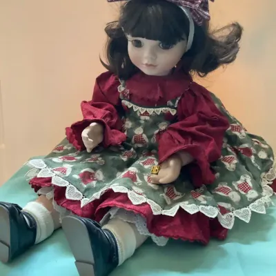 Large Doll In Victorian Dress