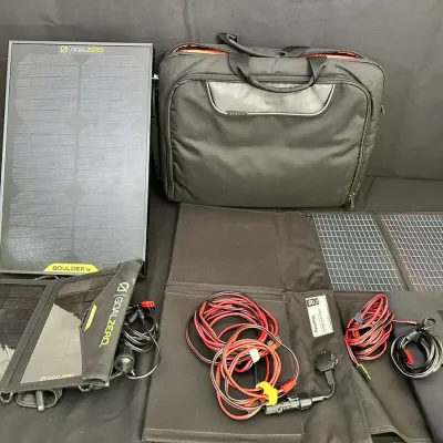 Portable Solar Panel Lot | Goal Zero Boulder, Brunton & PowerFilm 30W Foldable Panels