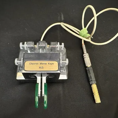 Chevron Morse Keys R.D. Dual-Lever Paddle | Amateur Radio CW Key