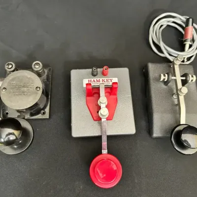 Telegraph Key Collection | Nye Viking, Ham-Key & U.S. Army J-5-A Flameproof Key