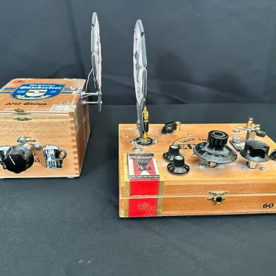 Cigar Box Ham Radios | Homebuilt Amateur Radio Electronics | Pair