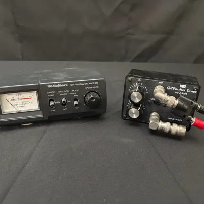 RadioShack SWR/Power Meter & MFJ-9201 QRPocket Tuner | Amateur Radio Test Gear