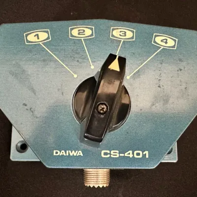 Daiwa CS-401 4-Position Coaxial Switch | Amateur Radio Antenna Selector