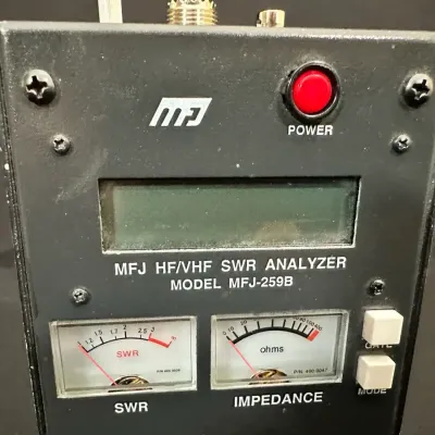 MFJ-259B HF/VHF SWR Analyzer | SWR & Impedance Meter | Amateur Radio