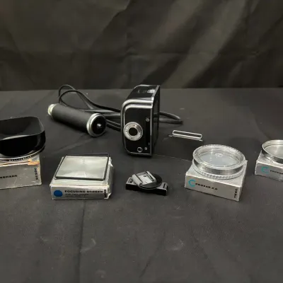 Vintage Hasselblad A24 Film Back & Accessories | Carl Zeiss B57 Proxar, Screen & Sunshade