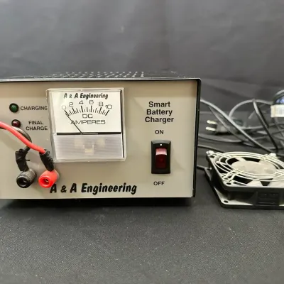 A&A Engineering Smart Battery Charger | Ammeter | Powers On