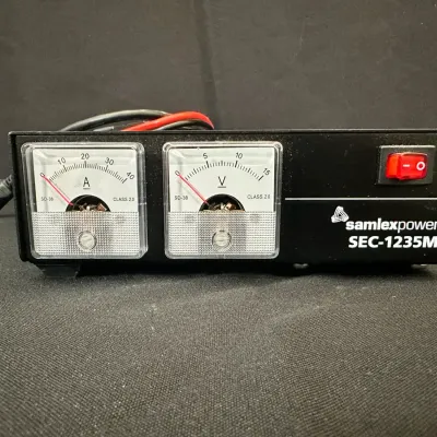 Samlex Power SEC-1235M DC Power Supply | Analog Amp & Volt Meters