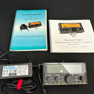 Elecraft KX2 HF Transceiver | Ultra-Portable QRP Radio | Manuals & Power Adapter