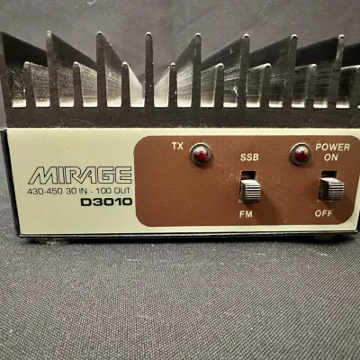 Mirage D3010 430–450 MHz RF Power Amplifier | 30W In / 100W Out | SSB/FM