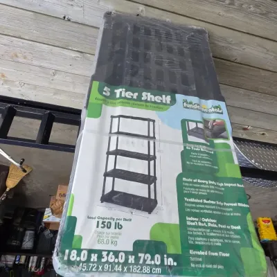 Brand new fundamentals 5 tier shelving unit (2 of 2)