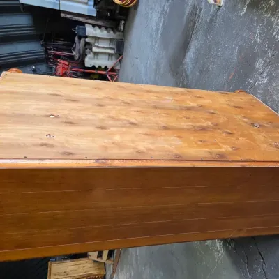 Rustic wooden multi-drawer dresser
